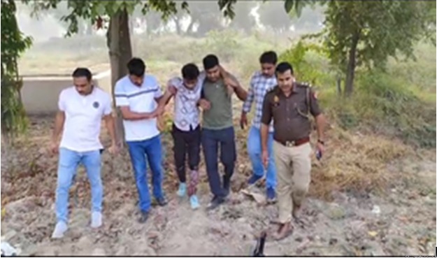 Greater Noida: Encounter between police and miscreant, three accused arrested