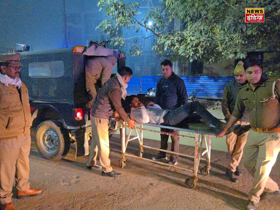 UP News: Encounter of the killer of student leader Vishal Singh in Deoria… shot in the leg