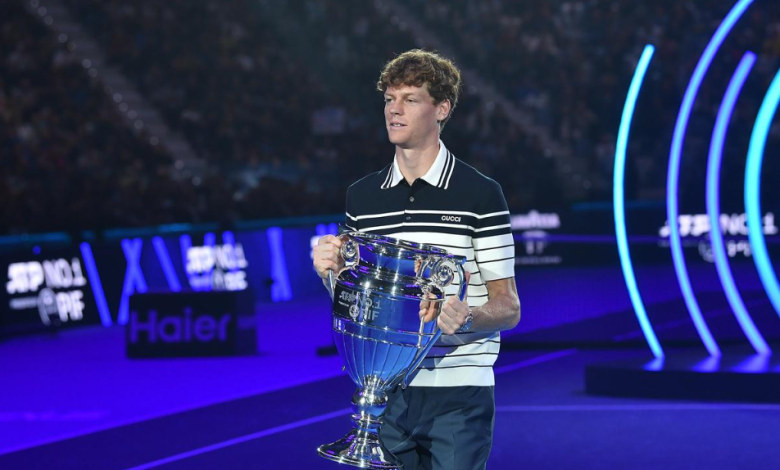 ATP Finals: Sinner awarded 'most special' ATP year-end No. 1 trophy in Turin