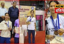 Shambhavi Rauthan of Uttarakhand won gold medal in All India Sub Junior Ranking Badminton, brought glory to the state.