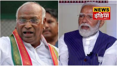 Sharp war of words between PM Modi and Kharge on election promises: Congress President made a sharp attack on BJP, called it 'cheap PR stunt'