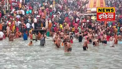 Crowd of devotees gathered in Haridwar on Kartik Purnima, took a dip of faith in Ganga.