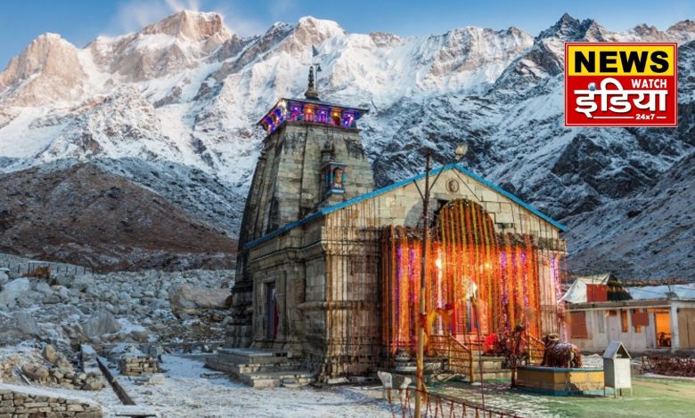 View of Kedarnath Dham after the closure of the gates: The Dham has become sparkling clean due to the special attention of the administration and the cleaning campaign