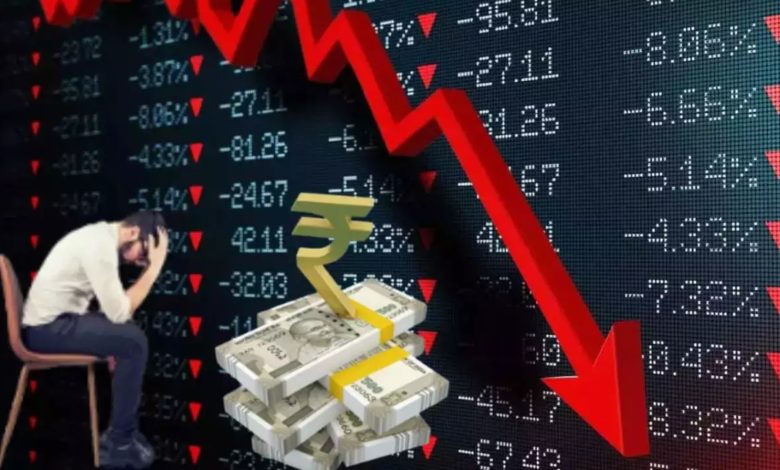 Stock Market Crash: Indian stock market crashed due to a decision of America