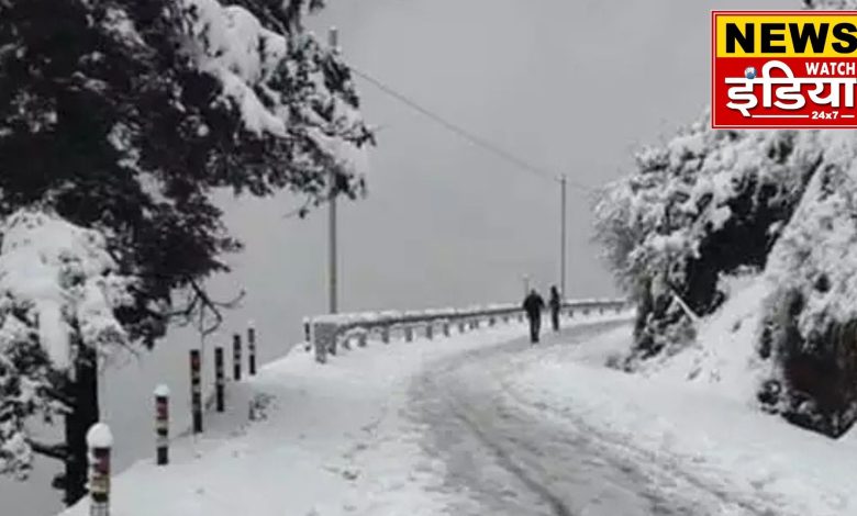 First snowfall of the season in Chamoli: Valleys covered in white sheet, relief to tourism and agriculture