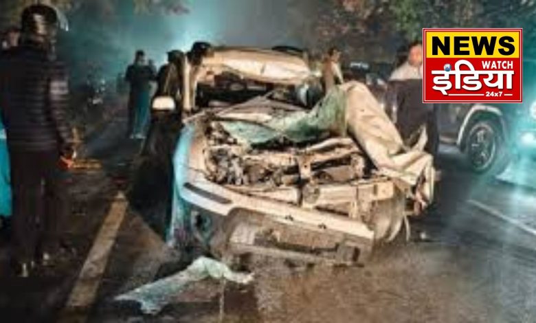 Horrible road accident in Pantnagar: Car of wedding party collides with tractor-trolley, two dead, four seriously injured