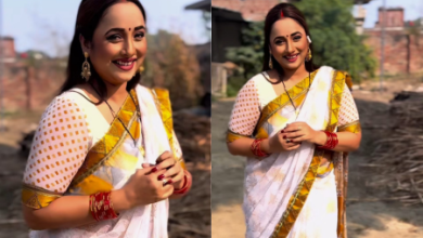 Bhojpuri Actress Rani: Bhojpuri film star Rani danced wearing a sari, fans went crazy