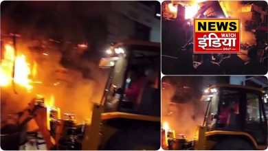 Haldwani's narrow lanes block the way of the fire brigade, fire had to be extinguished with JCB, loss worth crores