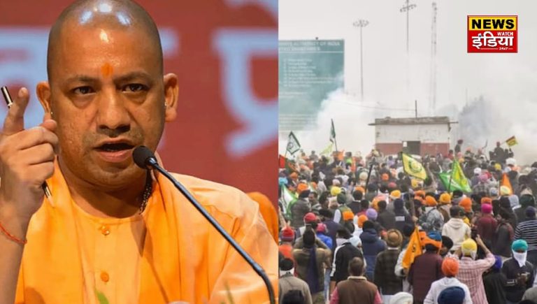 Farmers Protest: Farmers' agitation intensifies in Noida, CM Yogi made a big announcement