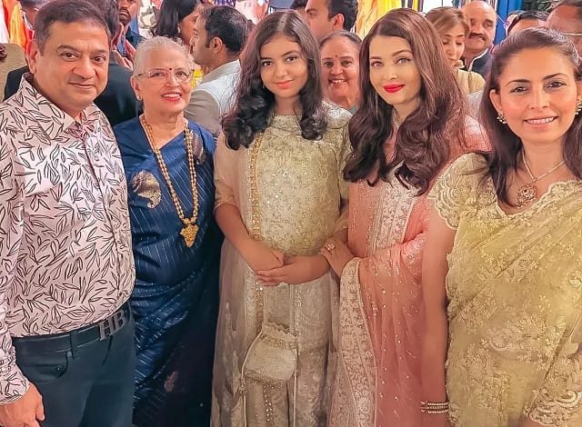 Latest Entairtainment News: Aaradhya went to the wedding with Aishwarya Rai, Big B's granddaughter spread her charm in a desi look, fans were impressed by the twinning of mother and daughter