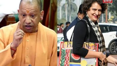 UP Assembly Winter Session: Congress MP roams around with Palestine bag… CM Yogi targets Priyanka Gandhi