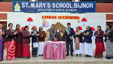 UP Bijnor News: Christmas celebration in St. Mary's School! Campus resonated with colourful programmes