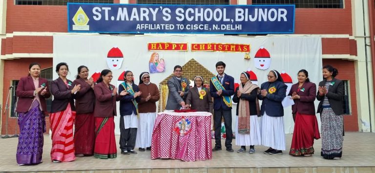 UP Bijnor News: Christmas celebration in St. Mary's School! Campus resonated with colourful programmes