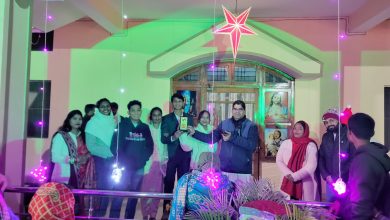 UP Bijnor News: Christmas festival was celebrated with great pomp and show, Father Shaju wished everyone