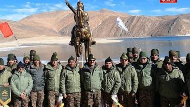 Chhatrapati Shivaji Maharaj Statue in Ladakh: Shivaji on LAC… Army installed Shivaji's statue at an altitude of 14300 feet