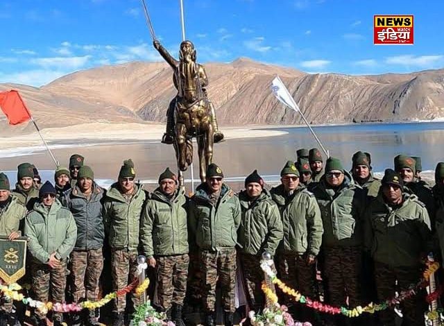 Chhatrapati Shivaji Maharaj Statue in Ladakh: Shivaji on LAC… Army installed Shivaji's statue at an altitude of 14300 feet