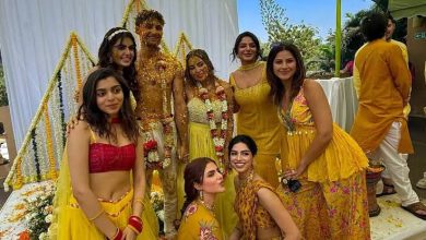 Aaliyah Kashyap Haldi Function: Anurag Kashyap's daughter's pre-wedding function begins, she gets romantic with her would-be husband as soon as the haldi is applied