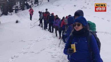 Harshil and Kedarkantha treks are buzzing for the celebration of 31st and New Year, tourists are flocking in large numbers amidst snowfall