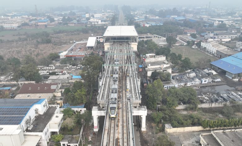 UP Meerut News: Trial run of Meerut Metro begins, metro train ran between Meerut South and Meerut Central Station