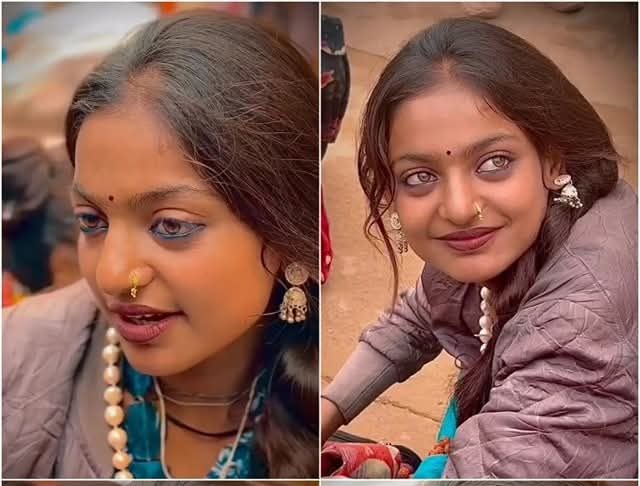 Mahakumbh Viral Girl: An angel from heaven came to Mahakumbh… people gathered to see her