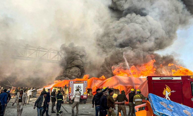 Mahakumbh 2025: Cylinder blast caused fire in Mahakumbh, 20-25 tents burnt to ashes