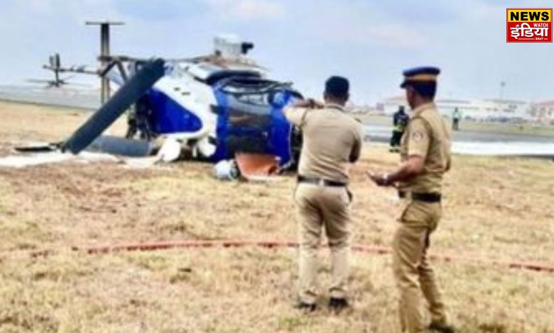 Major accident at Porbandar Coast Guard Airport: Three killed in helicopter crash, investigation underway