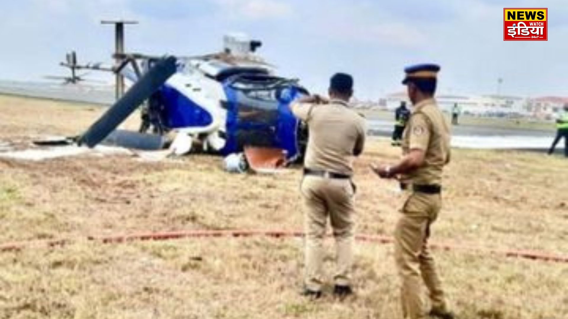 Major accident at Porbandar Coast Guard Airport: Three killed in helicopter crash, investigation underway