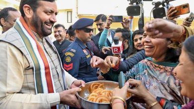 Delhi Election: After BJP's landslide victory in Delhi elections, CM Saini organised Jalebi Bhandara