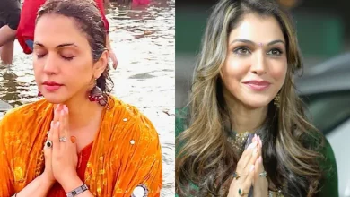 Mahakumbh 2025: 3 generations of Isha Koppikar took a holy dip in Sangam, grand view shown in the video