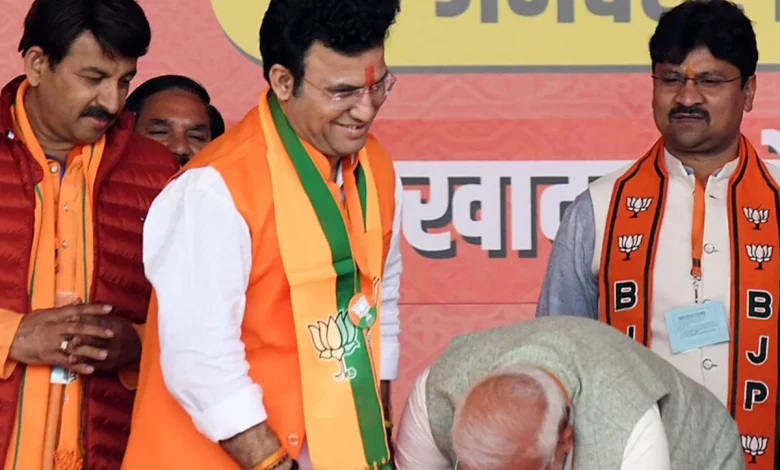 DELHI ASSEMBLY ELECTION 2025: BJP's Ravindra Singh Negi's historic victory from Patparganj, PM Modi also touched his feet