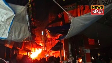 SHOP FIRE IN HARIDWAR: Huge fire in Haridwar's Moti Bazar, goods worth lakhs burnt to ashes