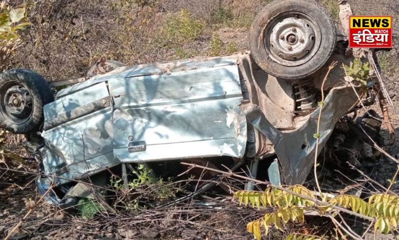 Car going to a wedding ceremony fell into a 300 meter deep ditch, one dead, two seriously injured