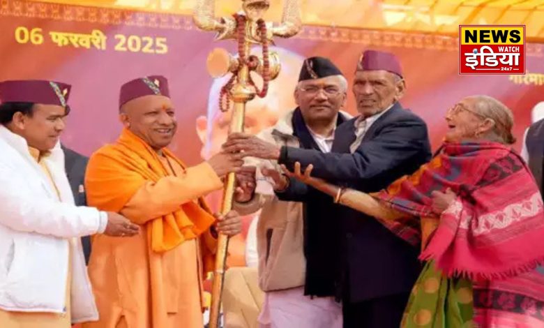 UP CM Yogi Adityanath received a grand welcome in Uttarakhand, participated in family and religious programs