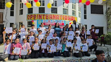 UP Ghaziabad News: Taekwondo competition at CPS International School created a new definition of self-defense, more than 400 children showed courage and skill