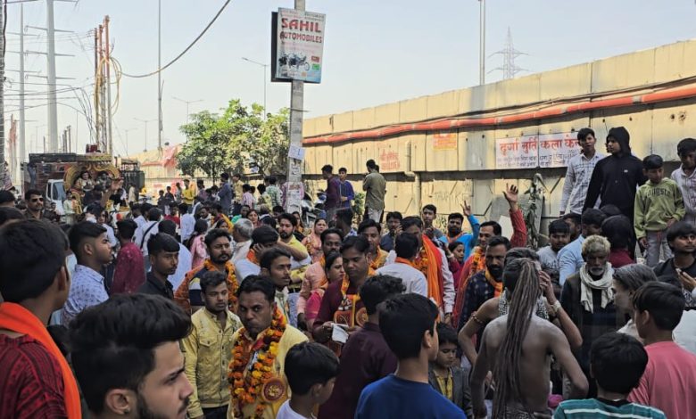 UP Ghaziabad News: Historic Shiv procession on Mahashivratri in Ghaziabad's Khoda, devotees danced in devotional atmosphere