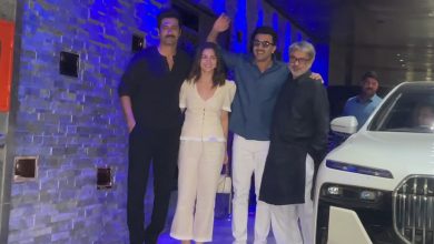 Latest Entertainment News: Ranbir-Alia-Vicky seen together on Sanjay Leela Bhansali's birthday