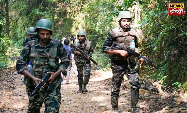 NAXAL ENCOUNTER: Fierce encounter between security forces and Naxalites in Bijapur, many Naxalites killed