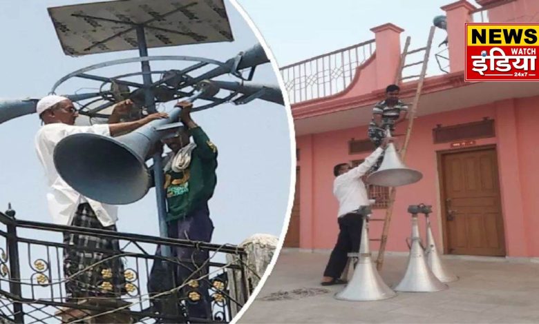 When the loudspeaker was banned, Maulana raised his voice with his mouth and gave Azan by climbing on the roof of the mosque