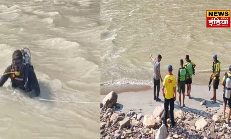 Major accident averted in Rishikesh: 100 devotees stranded on Janaki Jhula island in the rising flow of Ganga, water police saved their lives