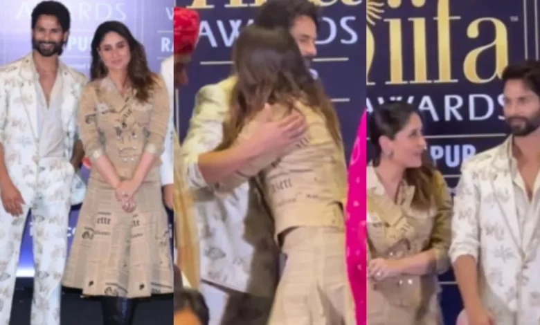 IIFA Awards 2025: Kareena hugs Shahid after many years in a crowded gathering, video goes viral