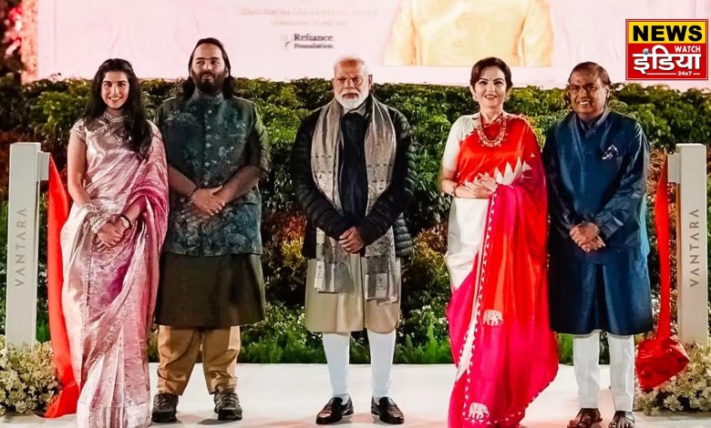 Nita Ambani and Radhika Merchant's saree look stole the show, Ambani ladies were seen in traditional avatar at Vantara inauguration