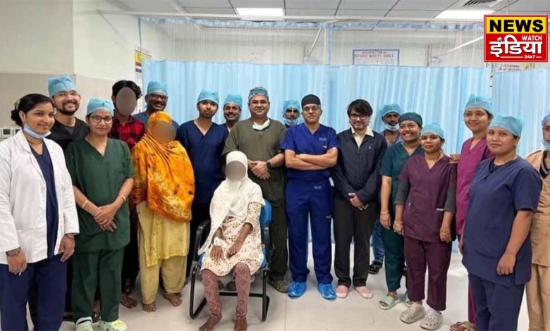 Rare surgery successful in Mahanandan Hospital, large tumor removed from patient's lung