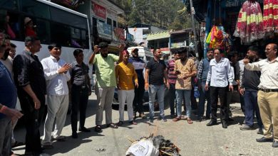 Uttarakhand is in turmoil against Pakistan sponsored terrorist attack, angry citizens took to the streets