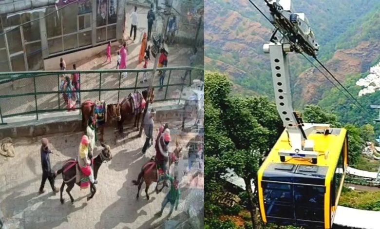 Jammu Kashmir: A question of livelihood in the path of development: Ropeway in Vaishno Devi dashed the hopes of horse-cart owners
