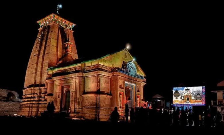 Devotees will now get the experience of digital darshan in Kedarnath Dham, LCD TVs installed on Aastha Path