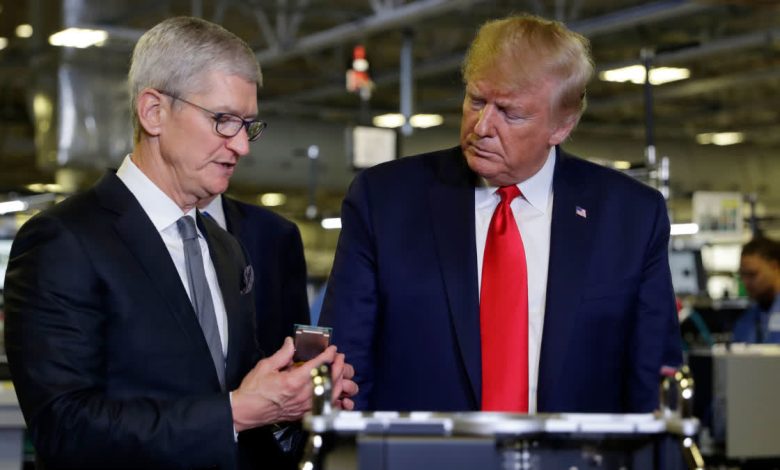 US President Donald Trump's warning: "iPhones should be manufactured in America, otherwise 25% tariff will be imposed"
