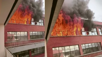 Delhi Fire News: Fire breaks out in Delhi University library, three floors burnt to ashes, exams cancelled