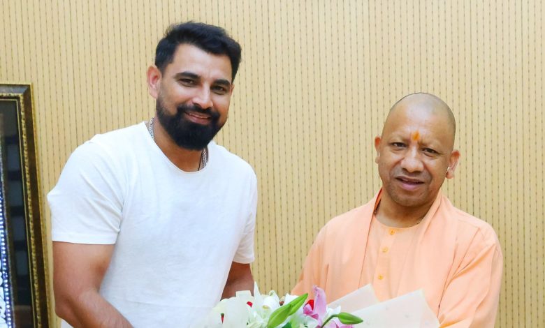 Shami Meets UP CM Yogi: Bowler Mohammed Shami met CM Yogi before the IPL match in Lucknow, said this about the meeting