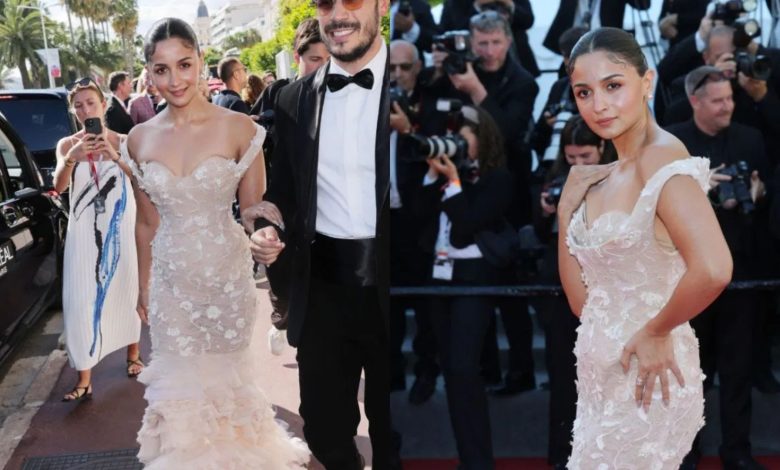 Cannes 2025: Alia Bhatt shines at Cannes 2025, looks amazing in a beige ruffle dress