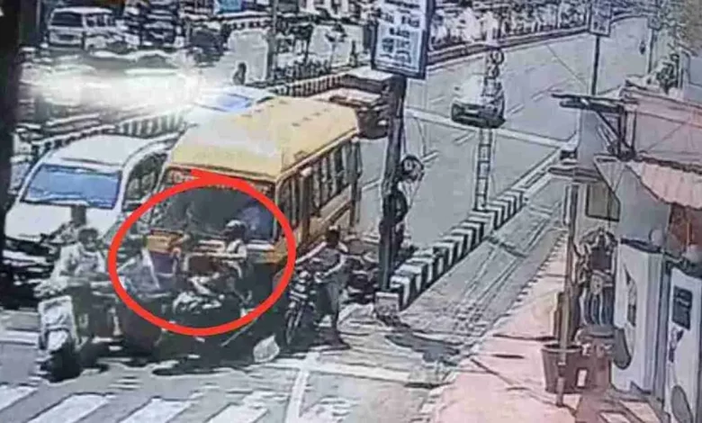 School Bus Accident Case: Strict action on school bus accident, negligence proved costly, RTO suspended, case filed against driver and owner
